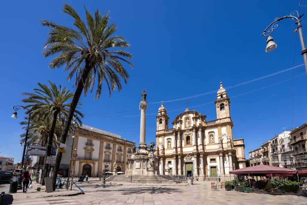 Vista San Domenico Apartment Palermo Bagian luar foto