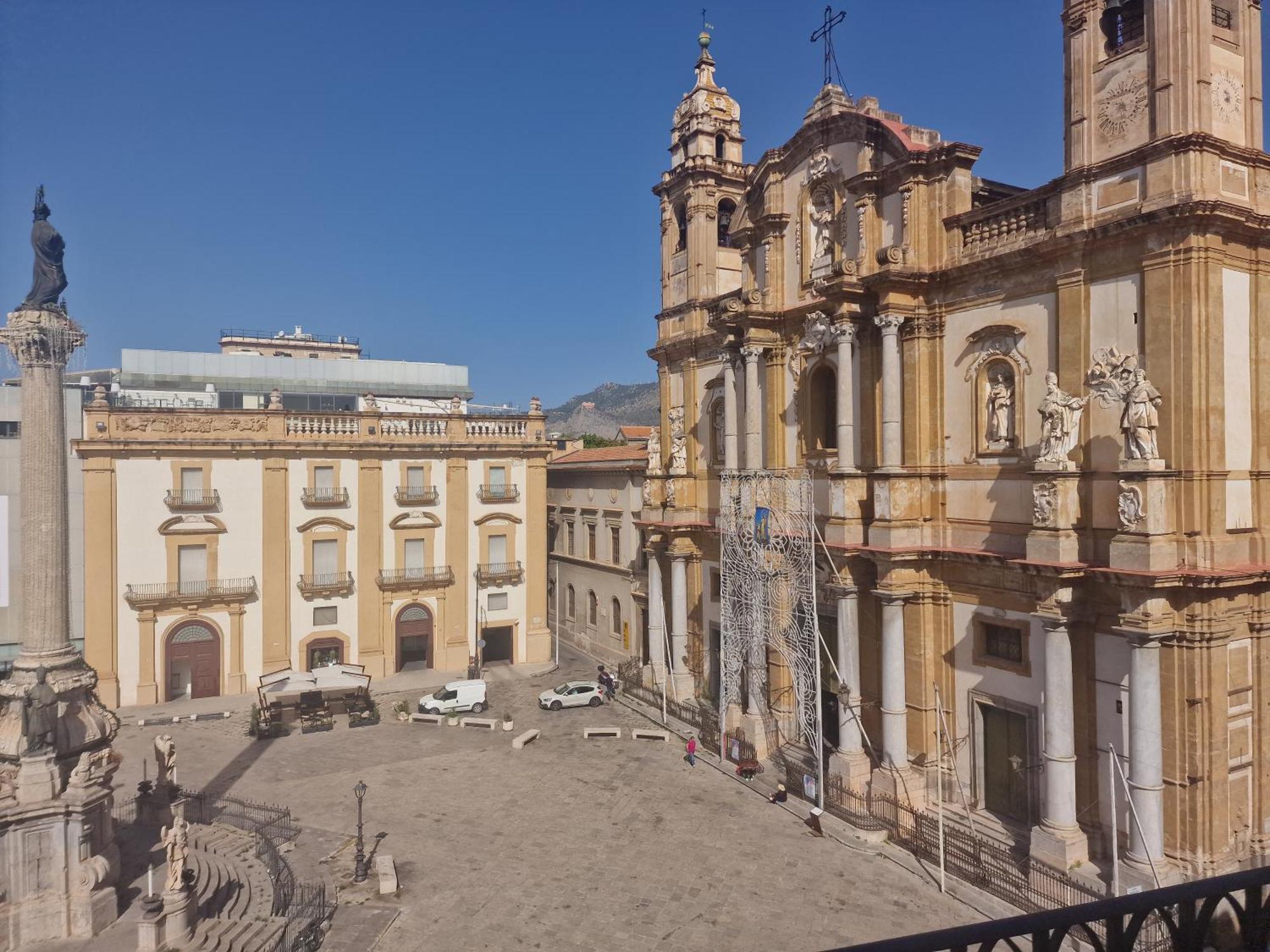 Vista San Domenico Apartment Palermo Bagian luar foto